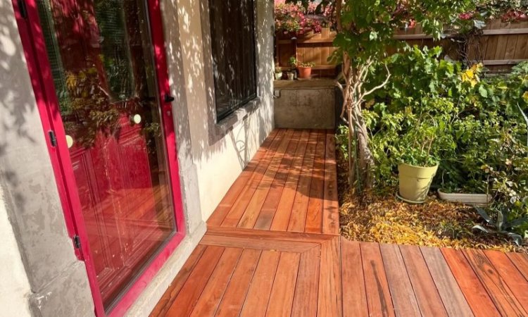 Conception, fabrication et pose d'une terrasse mobile à Carcassonne